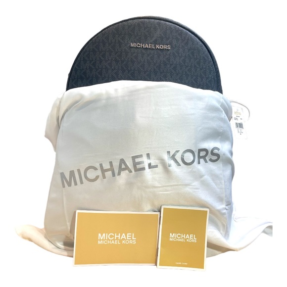 Michael Kors NWT Abbey Backpack:Large-Sized Discontinued| Care Card+Lg Mk Duster - Picture 1 of 5